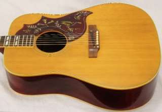 Vintage Mid To Late 60s Gibson Kalamazoo USA Hummingbird Acoustic 