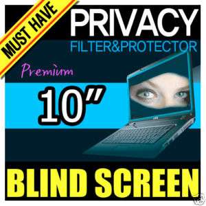 10 inch PRIVACY SCREEN FILTER for LCD MONITOR NETBOOK  