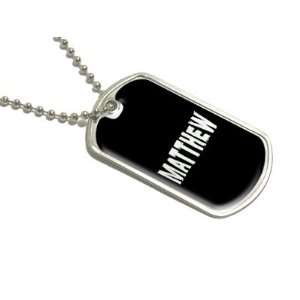  Matthew   Name Military Dog Tag Luggage Keychain 