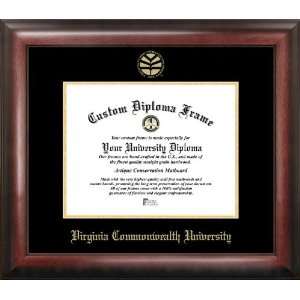  Virginia Commonwealth University Gold Embossed Diploma 