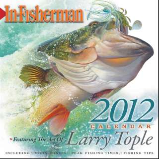 2012 In Fisherman FISHING w/Tips Inside ~ Wall Calendar  