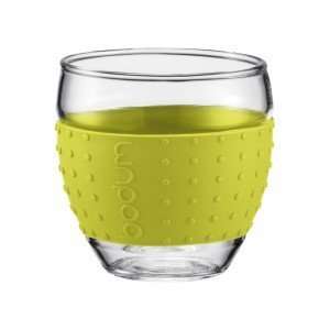  Bodum Pavina Espresso Glass   Silicone Grip   Green 