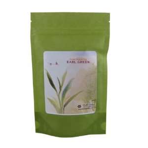 Puripan Organic Loose Green Tea, Earl Green 2 oz. Bag,  