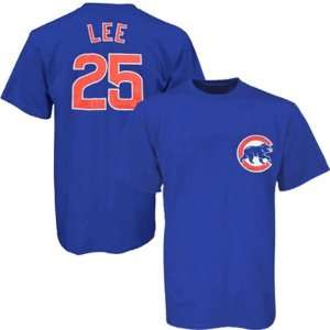  Derrek Lee Chicago Cubs YOUTH Blue Name and Number T Shirt 