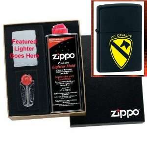 1st Cavalry Insignia Zippo Lighter Gift Set