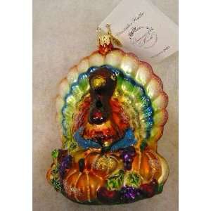 Christopher Radko Thanksgiving Spread 2001 Ornament NEW
