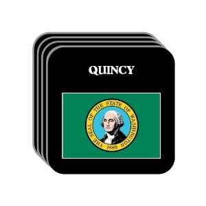  US State Flag   QUINCY, Washington (WA) Set of 4 Mini 