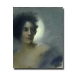  Woman With A Crescent Moon Or The Eclipse 1888 Giclee 