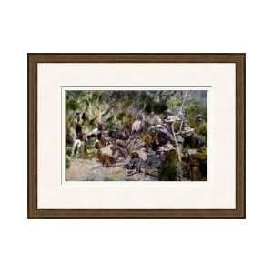  Crooks Conference With Geronimo Framed Giclee Print
