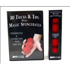  30 Tricks & Tips with Magic Spongeballs Combo   DVD and 