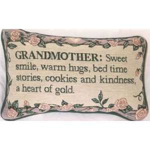 Grandmother Saying Word Pillow for Mothers Day 