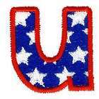   , Patriotic Stripes items in iron on letters 