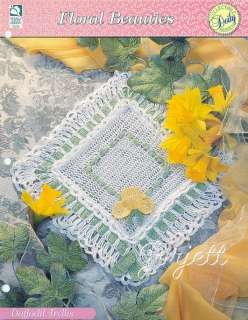 Daffodil Trellis Doily, Floral Beauties crochet pattern  