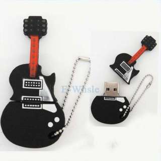 32GB Black Guitar USB2.0 Flash Memory Stick Pen Drive  