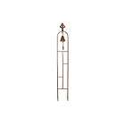 IRON GARDEN STAKE TRELLIS VINE CLIMBER W/ 1 BELL   45