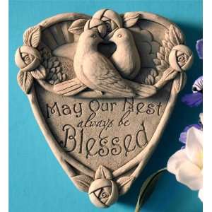  HOUSE WARMING Plaque BLESSED NEST Birds PLAQUE Entry GIFT 