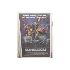  ELIMINATORS ORIGINAL MOVIE POSTER 