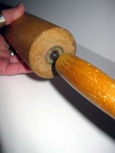 Vintage Wooden Rolling Pin Cooking baking Collectible Kitchen Tool 