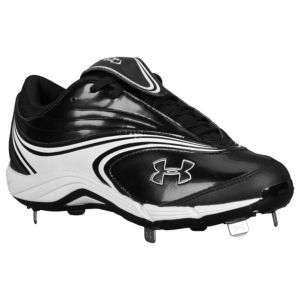 Under Armour Glyde IV ST   Womens   Softball   Shoes   Black/White