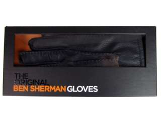 Mens Ben Sherman Boxed Leather Handstitched Gloves  