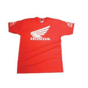  Fox Racing Honda Factory T Shirt   Small/Red Automotive