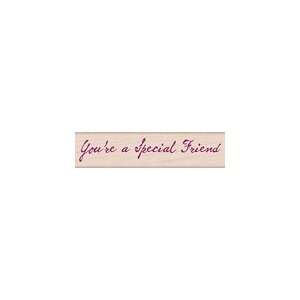  Quill Special Friend Wood Mounted Rubber Stamp (F4058) Arts 