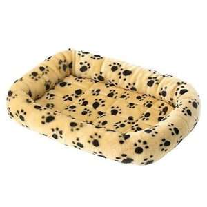  Fleece Bed with Bumper   Paw Print (Quantity of 1) Health 