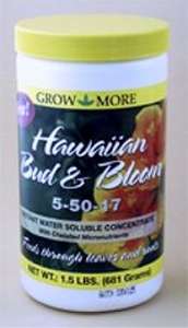 Grow More Hawaiian Bud & Bloom Plant Fertilizer  