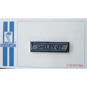  Shelby Gt Side Stripe Collectors Pin  Blue W/silver 