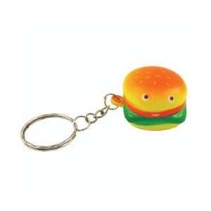    STRESS C282    Stress Relievers   Hamburger Key Chain Toys & Games