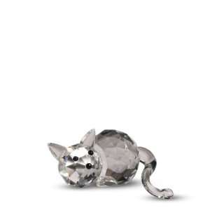  Crystal Fatty Cat Figurine 2 1/3 