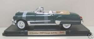 1949 Cadillac Coupe deVille Diecast Model Car 118Green  