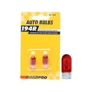  Roadpro Mood Light Automotive Replacement Bulbs 194 Red 2 