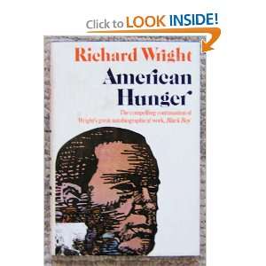  American Hunger (9780809590674) Richard Wright Books