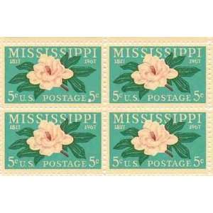  Mississippi Magnolia Set of 4 x 5 Cent US Postage Stamps 