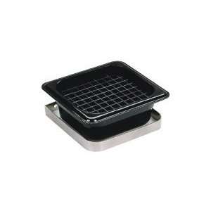  Plastic Drip Tray with Stainless Steel Bracket