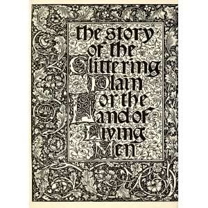   Land Of Living Men Or The Acre Of The Undying William Morris Books