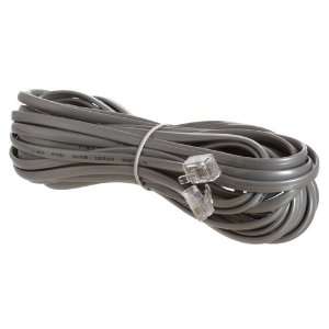  RJ11, 6P / 4C, Silver Satin Flat Cable, 11, 25 ft (Data 