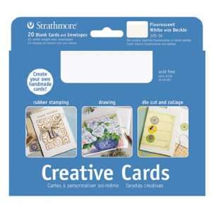 Strathmore Blank Greeting Cards with Envelopes fluorescent 