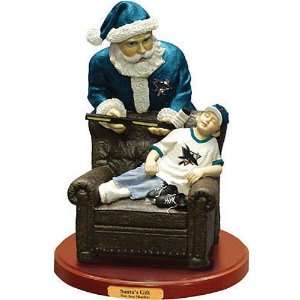 San Jose Sharks Santas Gift Figurine