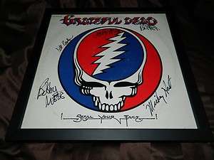   signed STEAL YOUR FACE record by 5 JERRY GARCIA PHIL LESH ++  