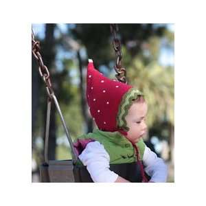  San Diego Hat RED STRAWBERRY Baby Pixie Bonnet 0 6 Months 
