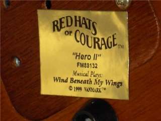 1999 VANMARK RED HATS OF COURAGE HERO II FM88132 RETIRED