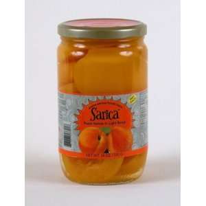 Sarica Half Peaches  Grocery & Gourmet Food