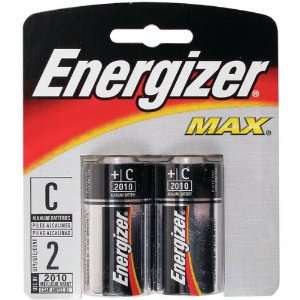  Energizer MAX C Battery 2 Pack