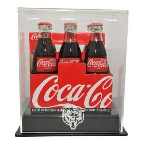 Chicago Bears Six Pack Soda Bottle Display   Sports Memorabilia 