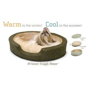  All Season Snuggly Sleeper Pet Bed   Cooler/Heater, Lrg 