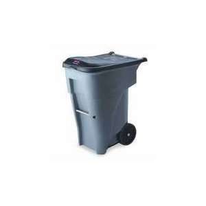   Brute Gray 65 Gal Rollout Heavy Duty Waste Container