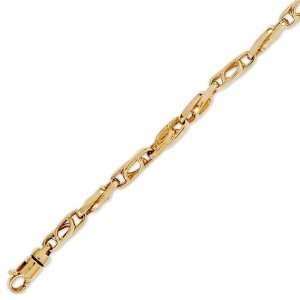   Hop Bullet Chain Bracelet 5mm (3/16 in.)   8.5 in. IceNGold Jewelry