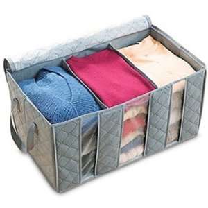   Home Bamboo Fabric Collapsible Storage Container